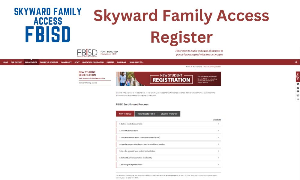 Skyward FBISD Register